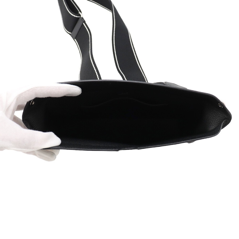 Hermes Shoulder Bag, Vide Poche, Black Togo Leather, K Stamp, Black, Handbag,... - Picture 5 of 8